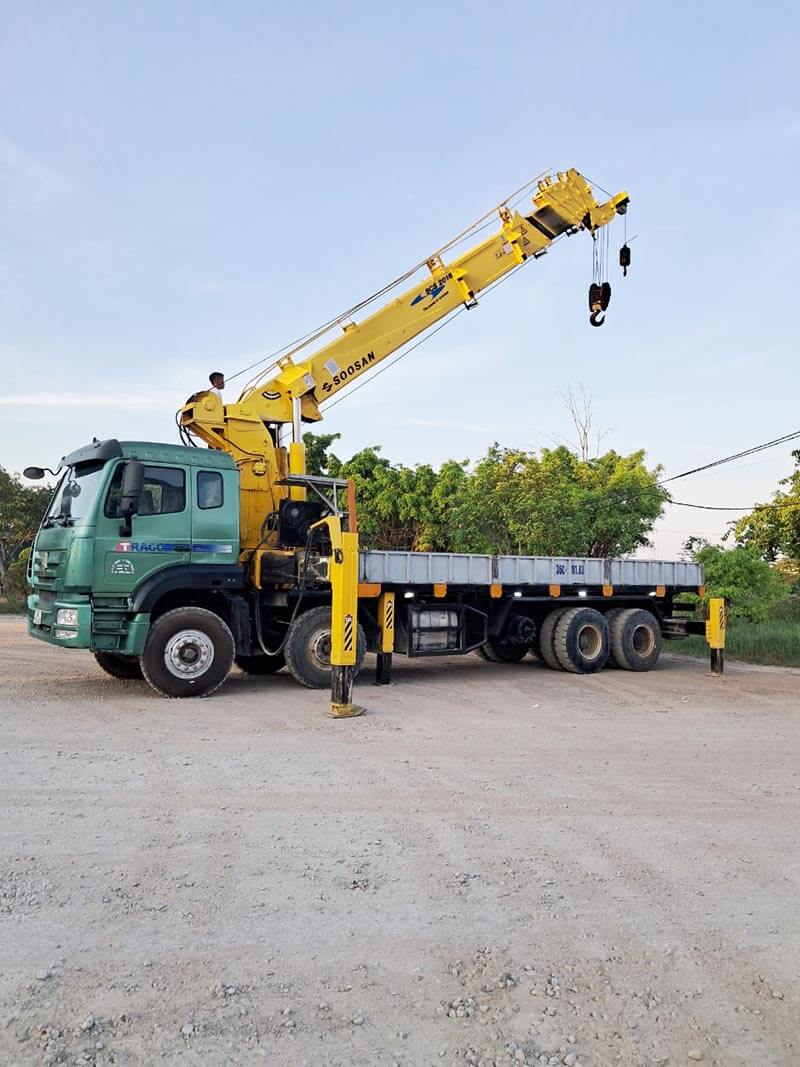 Đơn vị cho thuê cẩu vận chuyển cây cảnh tại Hải Phòng đáng tin cậy