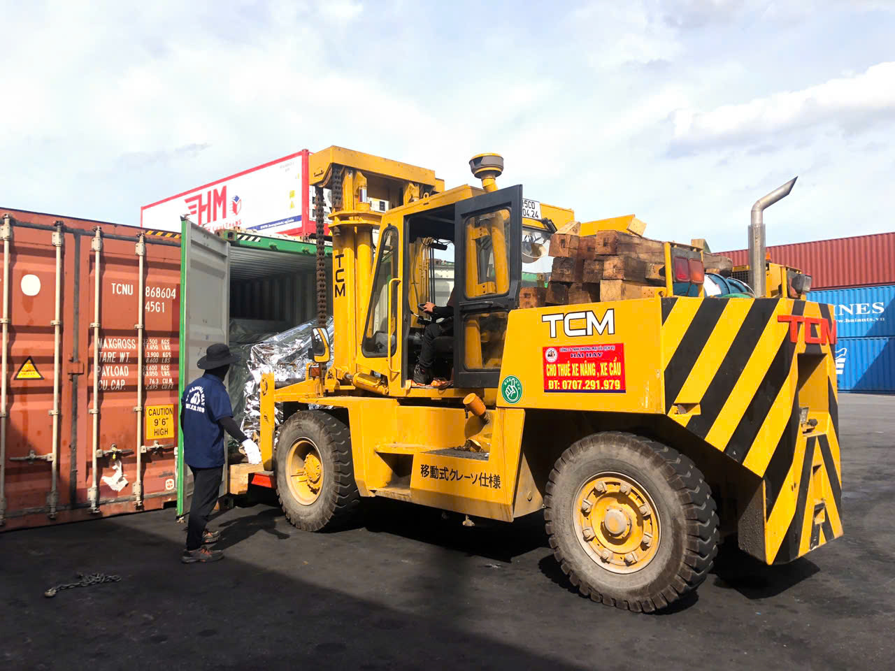 cho thuê xe nâng xe cẩu tại hải phòng