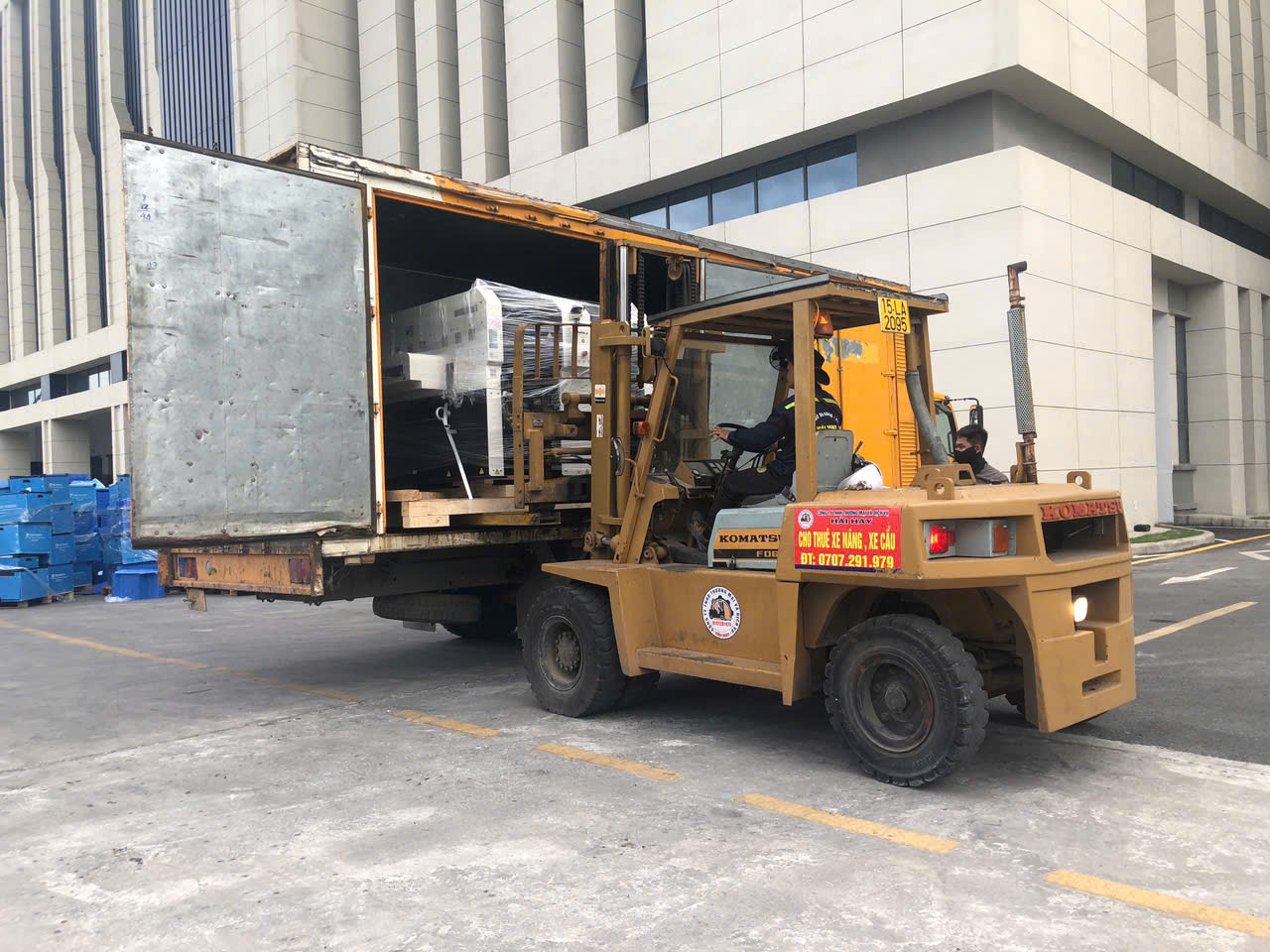 cho thuê xe nâng xe cẩu tại hải phòng
