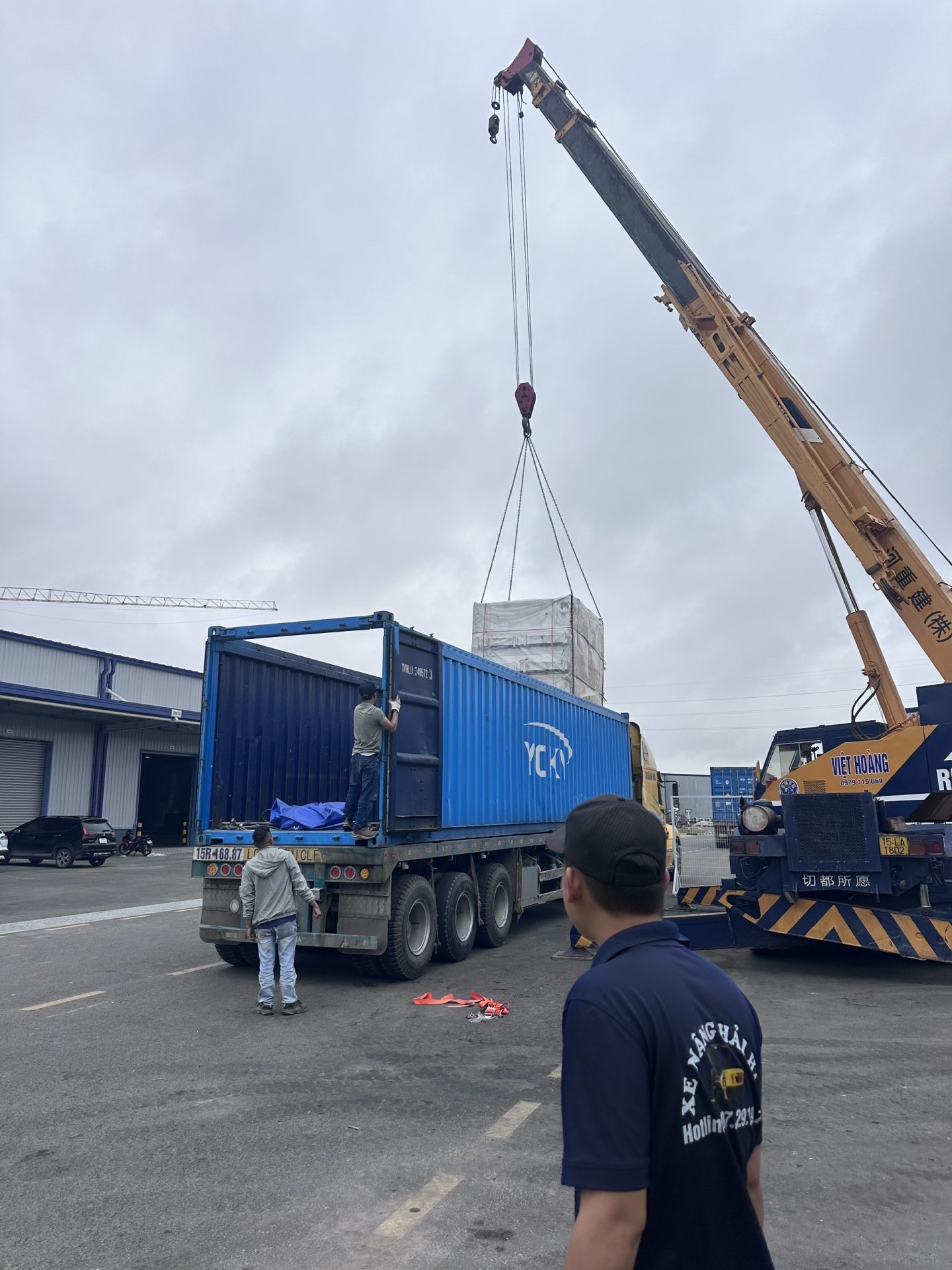 cho thuê xe nâng xe cẩu tại hải phòng