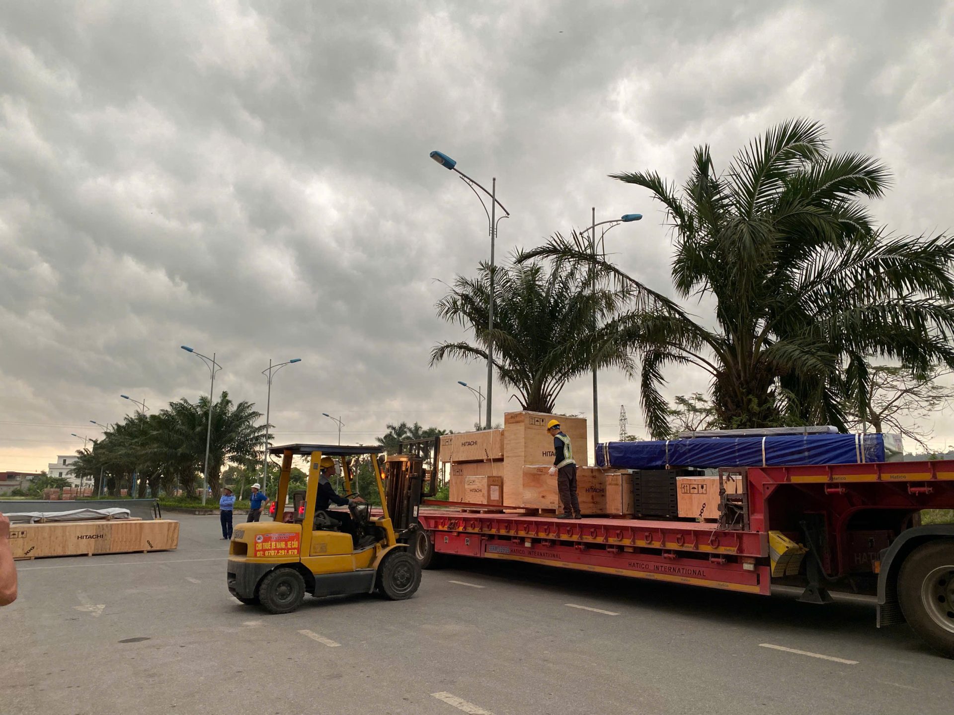 cho thuê xe nâng xe cẩu tại hải phòng