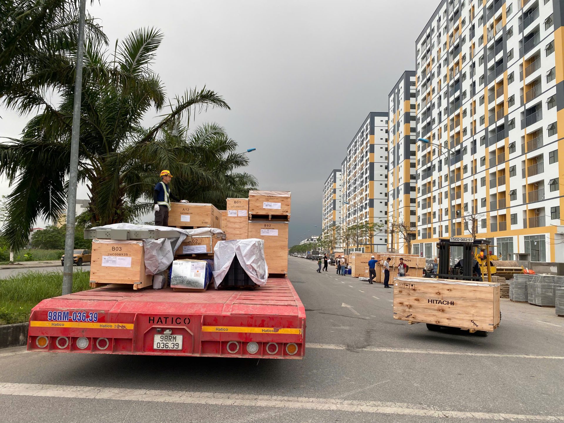cho thuê xe nâng xe cẩu tại hải phòng
