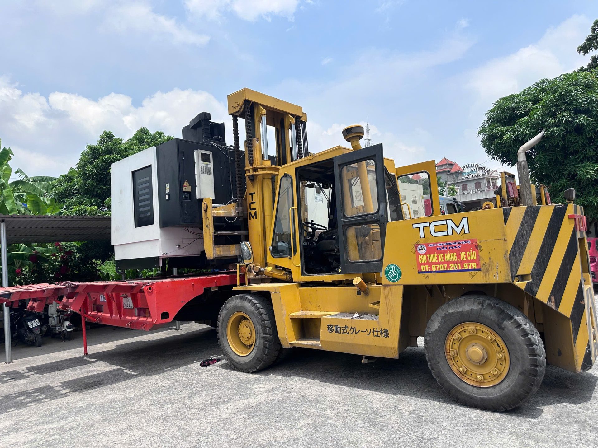 cho thuê xe nâng xe cẩu tại hải phòng
