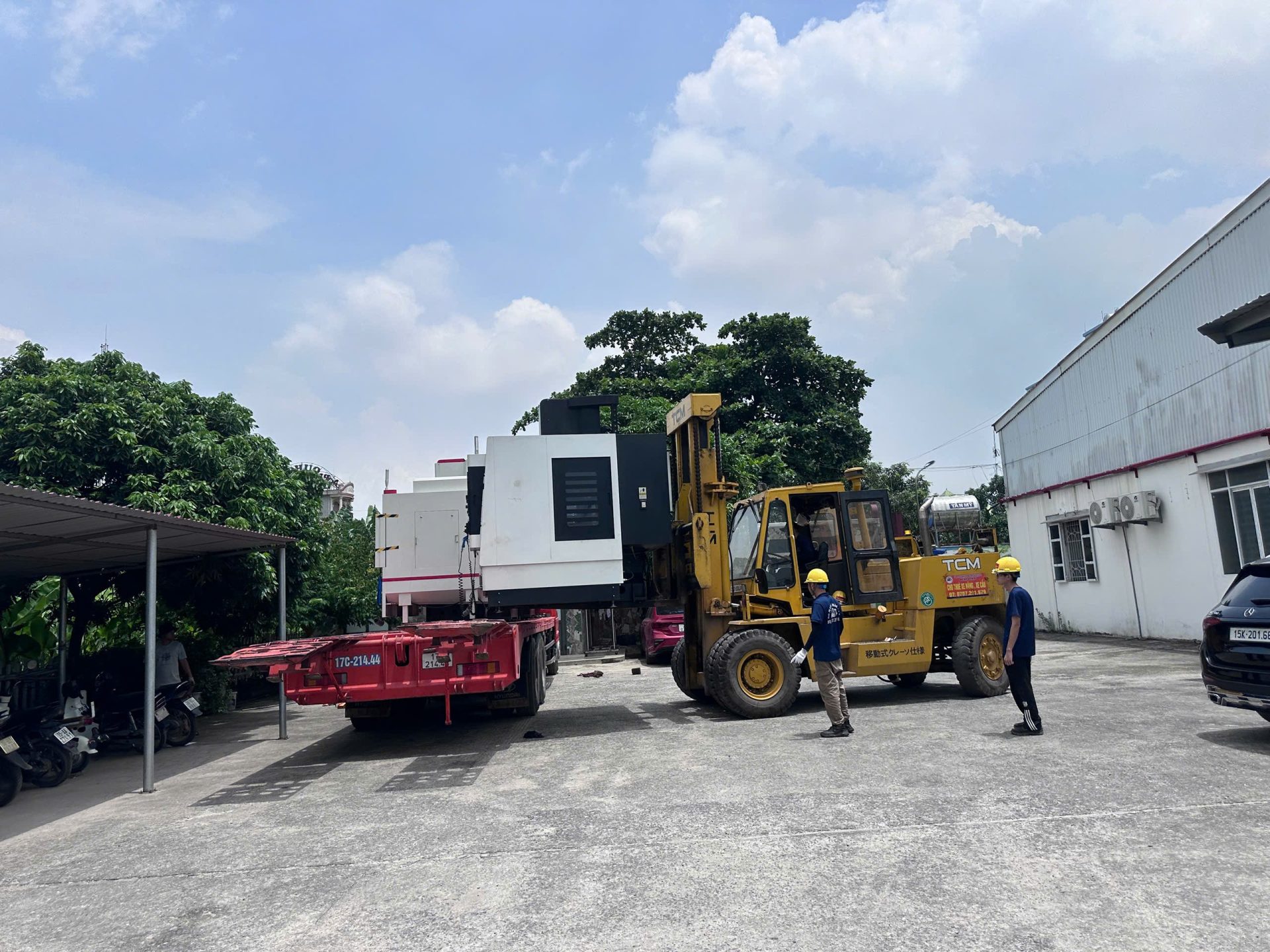 cho thuê xe nâng xe cẩu tại hải phòng