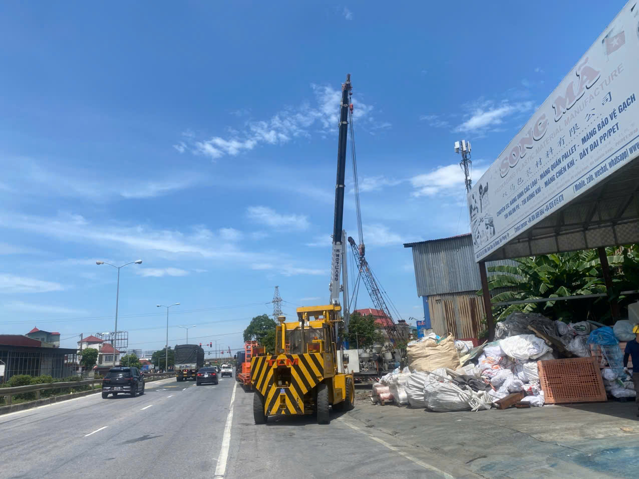 cho thuê xe nâng xe cẩu tại hải phòng
